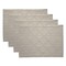Lenox Laurel Leaf Placemats, Set of 4, Platinum - 13"W x 18"L